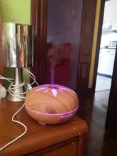 Essential-Oil-Diffuser Air-Humidifier Led-Lights Wood-Grain-Aroma-Diffuser Ultrasonic