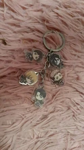 Anime Attack on Titan Keychain Cartoon Figure Captain Allen Acrylic Pendant Keyring