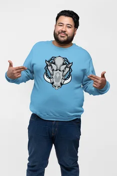

Angemiel Wear Motif Sinirli Ox Blue Men Sweatshirts