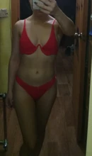 Conjunto de Bikini brasileño sin relleno para mujer, bañador Sexy de estilo vendaje de 4 colores, triangular, envío directo