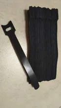 Cable de almacenamiento de Velcro tipo T directo de fábrica, cable de datos para ordenador, Color aleatorio, 12x150mm, 50 Uds.