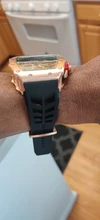 Reloj deportivo con esfera grande para hombre, cronógrafo de cuarzo, militar, dorado, de lujo, Hip-Hop