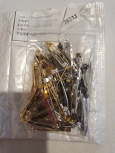 50 unids/lote 15 20 25 30 35 mm broche de Clip pines alfileres de seguridad broche ajustes en blanco Base para la fabricación de la joyería DIY suministros