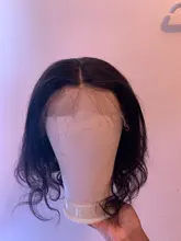 Peluca de onda de encaje Frontal para mujer, cuerpo 13x4, cabello humano Remy peruano, prearrancado con pelo de bebé, peluca de cabello humano con encaje Frontal 150%