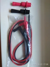 Sonda Universal de cable de silicona para multímetro Digital, 1 par de pines de prueba para multímetro Digital, punta de aguja 20A, multímetro con clip de 2mm