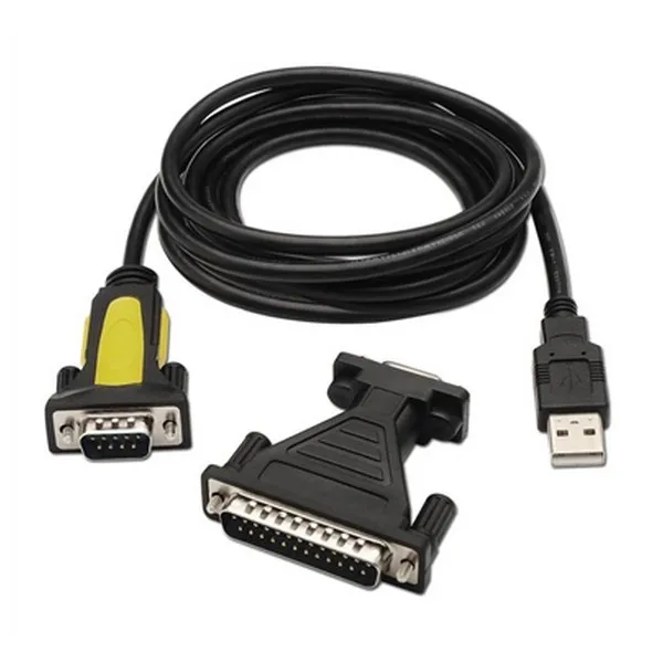 Адаптер USB в RS232 NANOCABLE 10.3/2002 1,8 м черный