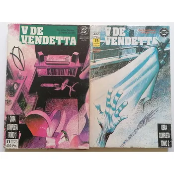 

V of VENDETTA complete collection No. 1 and 2/recapped. EDITORIAL ZINCO