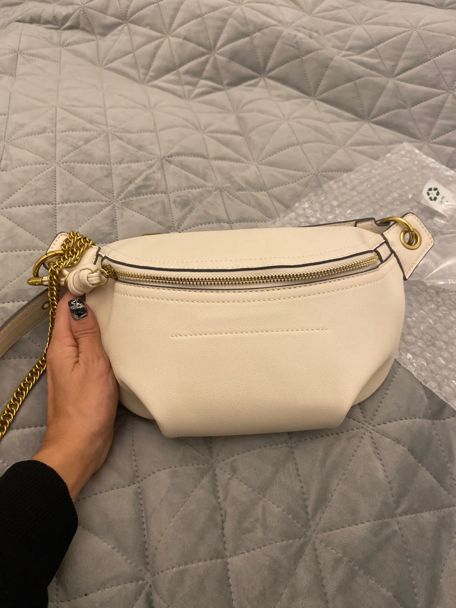 Sac Ceinture Femme Blanc Cadenas - Kate