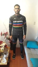 ASTANA-Ropa negra de ciclismo para hombre, camisetas de secado rápido, pantalones cortos para bicicleta de equipo, 9Dgel, para verano, 2020