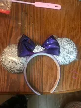 COSTUME Headband Bows EARS Space Plush Cosplay Big-Sequin Adult/kids Disney