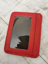 Cartera minimalista delgada de cuero PU, tarjetero pequeño de piel sintética, Tarjetero con ranura múltiple, Color caramelo