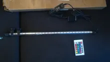 Enchufe europeo para acuario, lámpara para acuario, barra impermeable, luz de buceo, iluminación decorativa para acuario, 220 V, fuente de alimentación para acuario