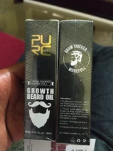 PURC-aceite para el crecimiento de la barba para hombres, tratamiento para el cuidado de la barba, grueso y más completo