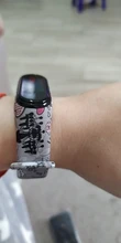 Correa deportiva de silicona para Xiaomi Mi Band 3, 4 y 5, pulsera estilo grafiti para Xiaomi Mi band 6