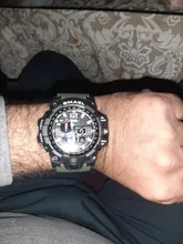 Smael Relojes Deportivos de Marca para Hombre con Doble Pantalla Analógica Digital Led Relojes de Pulsera de Cuarzo Electrónicos Reloj Militar de Natación Impermeable