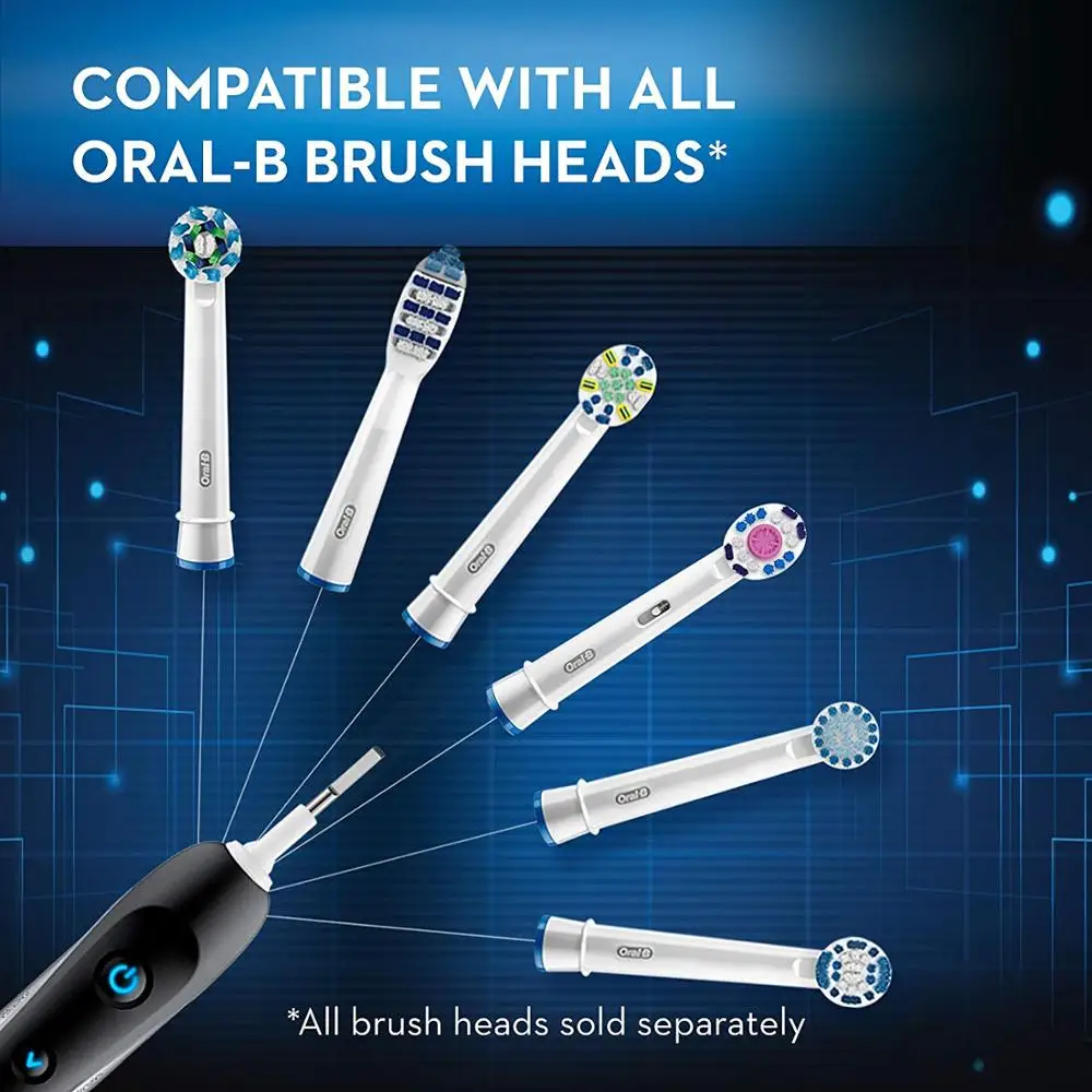 Oral-B Pro 7000 SmartSeries Black Electronic Power Rechargeable Electric Toothbrush with Bluetooth Connectivity Oral-B Pro 7000 SmartSeries Black Electronic Power Rechargeable Electric Toothbrush with Bluetooth Connectivity