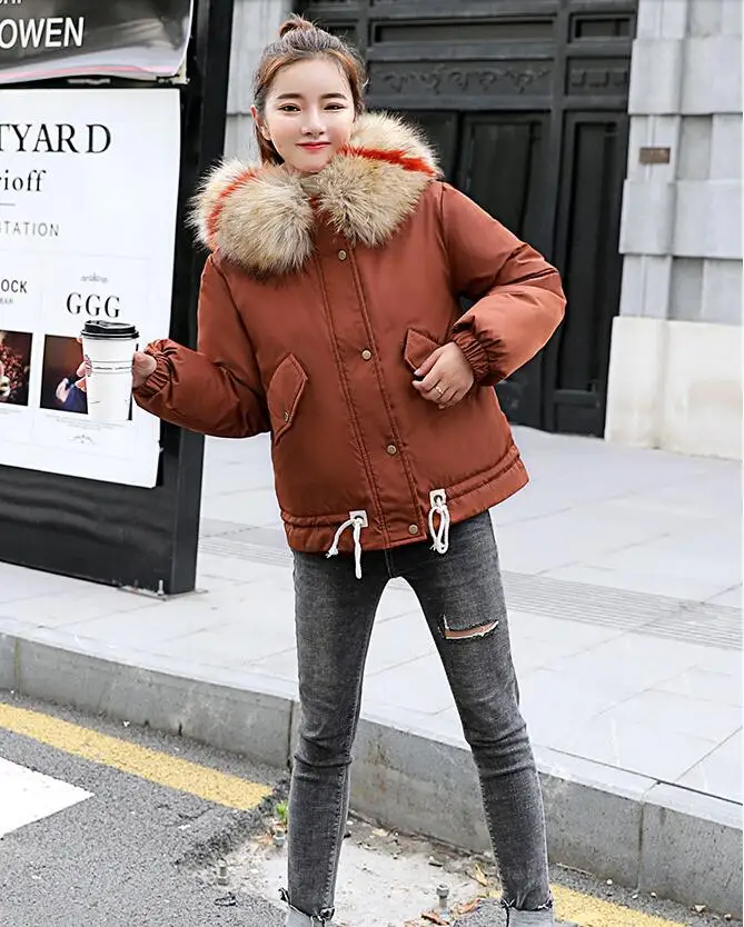 nouveau hiver femmes coton veste courte женский осенний костюм d'ext erieur hiver veste de mode filles remburrte тонкий головной убор