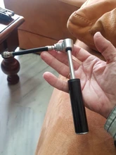 WEST BIKING-minibomba de mano para bicicleta, inflador de neumáticos de aleación de aluminio, válvula Schrader Presta, Ciclismo de Carretera de montaña, 100psi