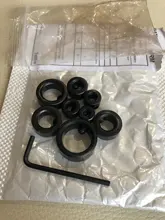 Localizador de taladro de carpintería, broca de taladro, collares de parada de profundidad, posicionador de anillo, broca de taladro de madera, 3-16mm, 8 uds.