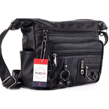 

Multi-Compartment Wash Leather Women Messenger Bag, Color Seçenekli 2020 2021 Fashion