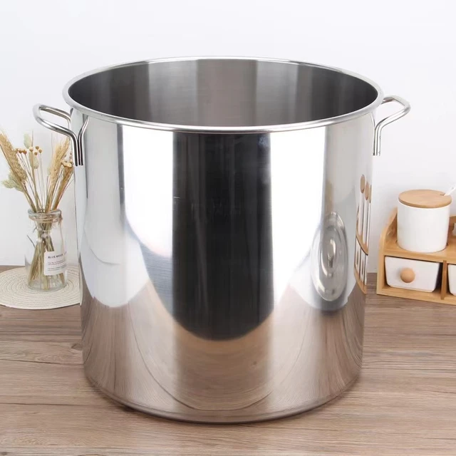 Stainless Steel Big Stock Pot -Size From 30 to 55cm - China