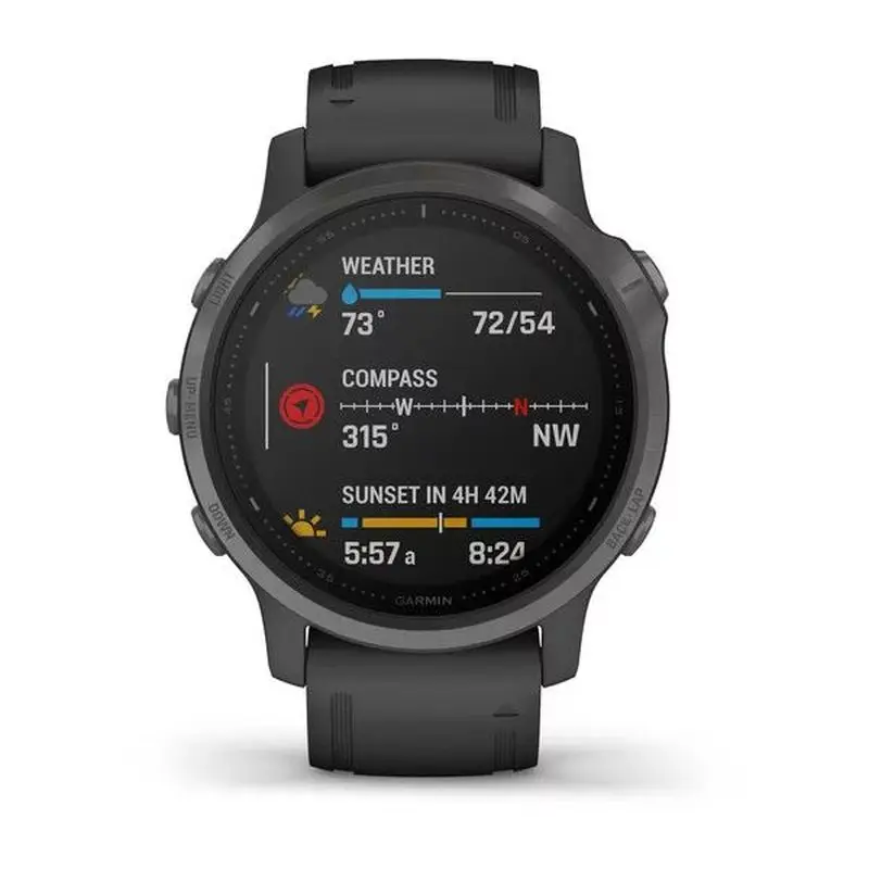 Смарт часы Garmin Fenix 6S Sapphire Carbon Gray GPS (010 02159 25) официальная гарантия 2 года спорт