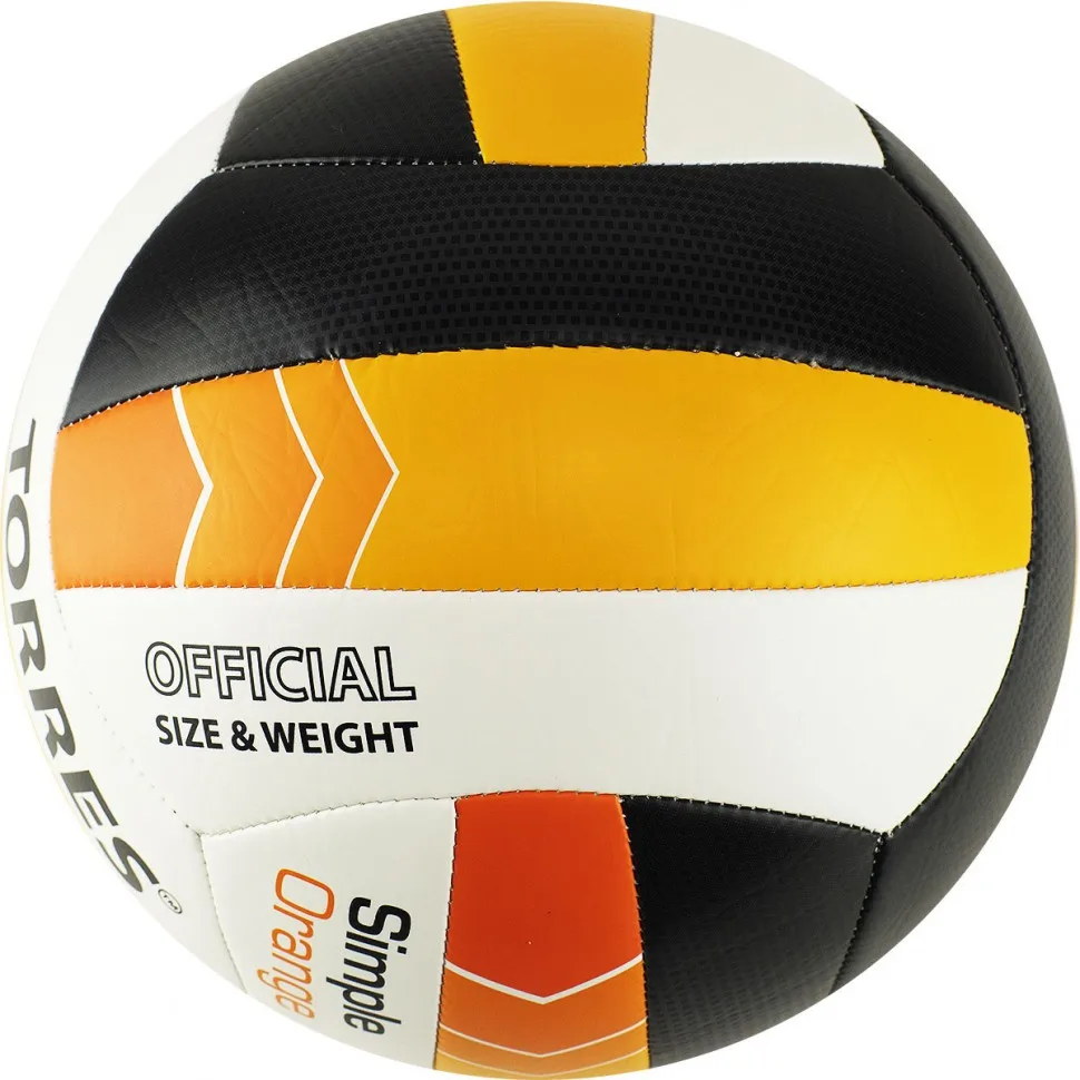Мяч волейбольный Torres Simple Orange v32125 (5) | Спорт и развлечения