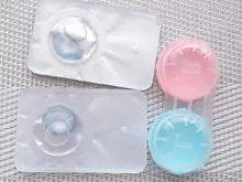 Lentillas de colores para ojos, Navidad, suaves, superdelgados, para acuarios, belleza para ojos, azul, marrón