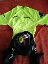 2020 Strava Jersey Ciclismo hombres conjunto de manga larga bicicleta MTB Ropa de traje de Ropa de Hombre Ropa de bicicleta 20D GEL pantalones de babero