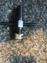 Extractor de cabeza doble de tornillo, Extractor de tubería de perno roto, brocas de tornillo dañadas, Conector hexagonal multifuncional, 1/2 , 3/4