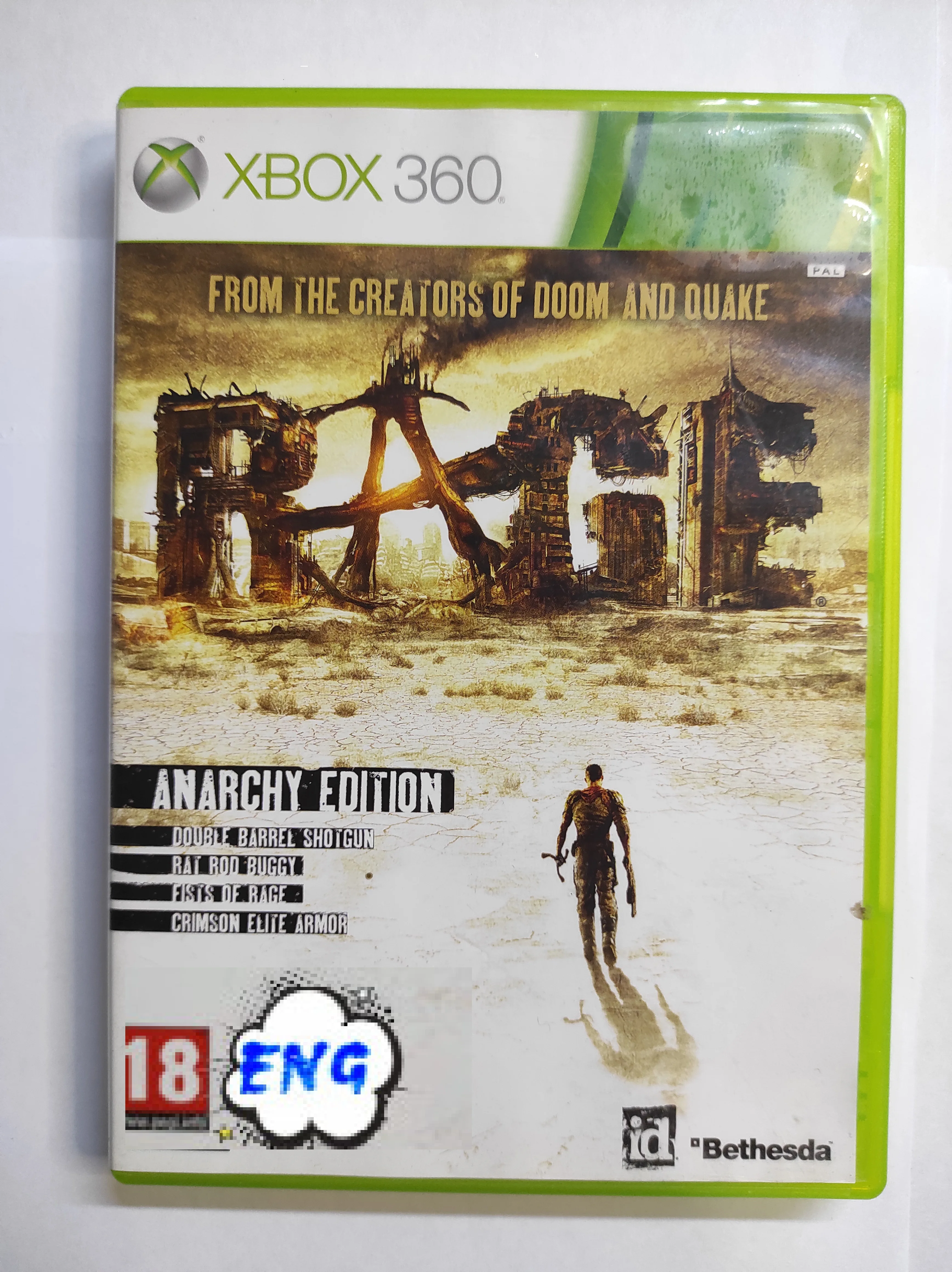 Игра на Диске XBOX360 Б/У RAGE (ENG) в лицензии |