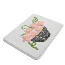 Коврик для ванной-коврики | коврик для ванной нескользящие Противоскользящие коврики Alacati Pembe50X60 см