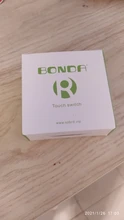 Glass-Panel Wall-Switch Touch-Screen-Switch Eu-Light BONDA 1-Gang White Crystal AC220V