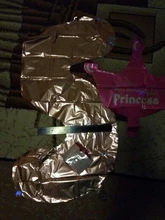 Number-Foil-Balloons Wedding-Decoration Merry-Christmas Rose-Gold Birthday-Party Digital