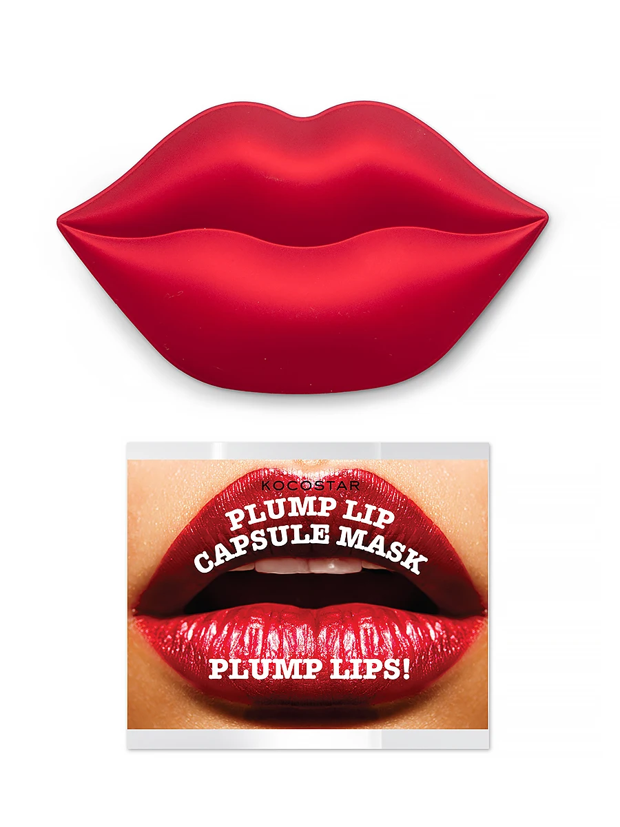 Kocostar Капсульная Сыворотка для увеличения объема губ(30 капсул)/ Plump Lip Capsule Mask Pouch