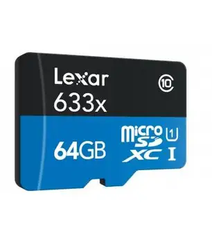 

LEXAR 64GB MICRO SDXC memory CARD (633x)