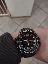 Reloj de pulsera deportivo para hombre, cronógrafo Digital LED con alarma y fecha automática, resistente al agua hasta 50M, informal, a la moda, 8033