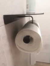 Toilet-Shelf Bathroom-Accessories Paint Double-Paper-Holder Aluminum-Material Phone-Rack