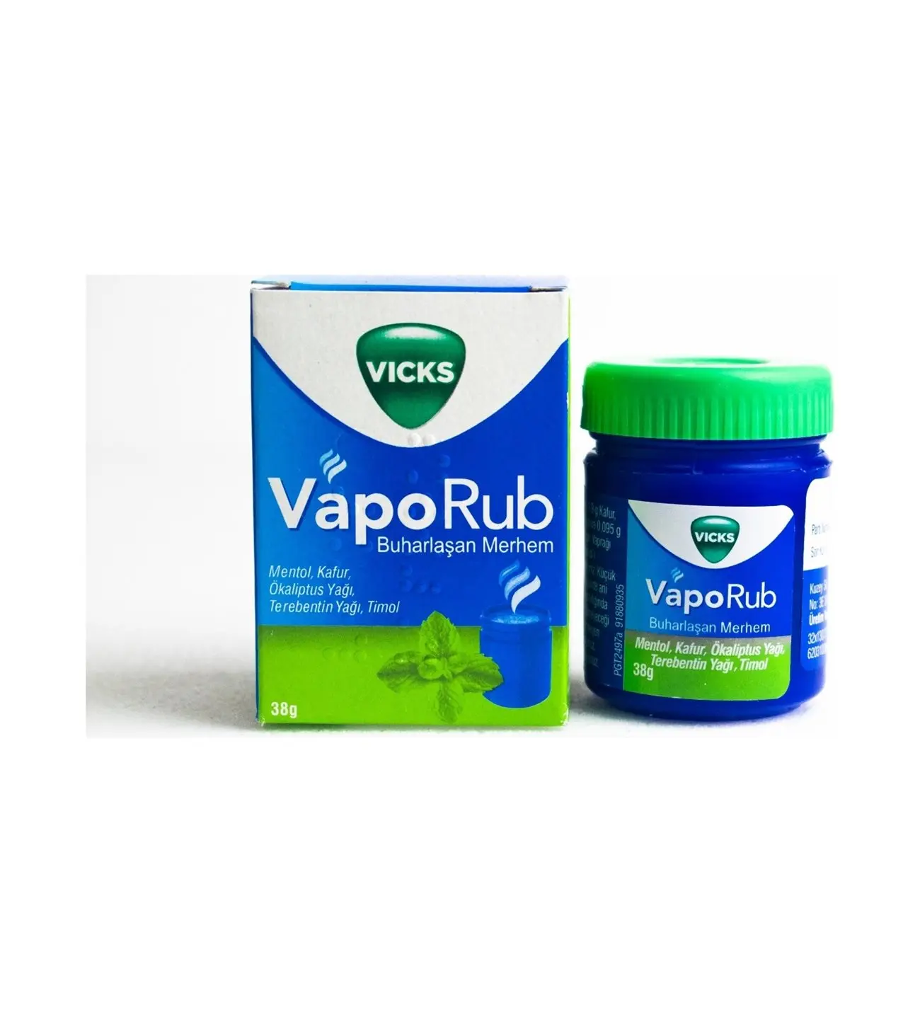 Original Vicks Vaporub Evaporating Ointment 38g Balm Ointment Anti
