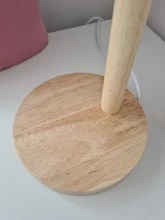 Desk-Lamp Eye-Protection Wooden Bedroom Reading LED Home-Decor Living-Room Creative Nordic