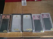 MASSCAKU 16 filas/caja 8 ~ 16mm y mezcla premium natural Sintético visón individual extensión de pestañas maquillaje cilia profesional