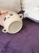 2 unids/set alimentación de bebé alimentos vajilla de trigo de dibujos animados de los niños de platos niños comiendo vajilla Anti-caliente Placa de formación Bol + cuchara