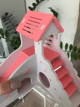 Wood-Plastic-Board Hamster House Pet-Hideout Chinchilla Pet-Supplies Guinea Small Non-Toxic