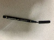 Delineador de ojos líquido negro para mujer, delineador profesional de larga duración, resistente al agua, de secado rápido, lápiz, herramientas de belleza, 1 ud.