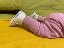 Zapatillas de lona para bebé, zapatos deportivos para niñas y niños recién nacidos, andador para bebé, fondo suave antideslizante para primeros caminantes