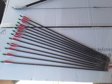 Flechas de carbono para tiro con arco y columna vertebral, 500 ID, 6,2mm, flechas de tiro para caza, arco recurvo/compuesto