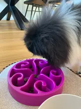 Comedero lento para perros y gatos, suministros de baño para mascotas, accesorios para perros, comedero lento