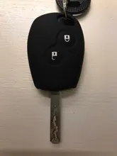 ZAD funda de silicona para llave del coche caso 2 botones para renault Kangoo DACIA escénica Megane Sandero Captur Twingo Modus funda de llave a distancia