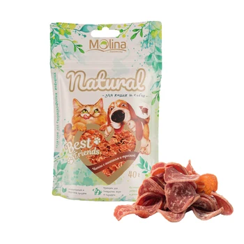 

Molina best friends chips with lamb and cod, 40g-12 PCs