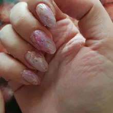 Nail-Foils Flower Art-Decorations Marble Gilding-Pattern Color 10pcs with 4--20cm